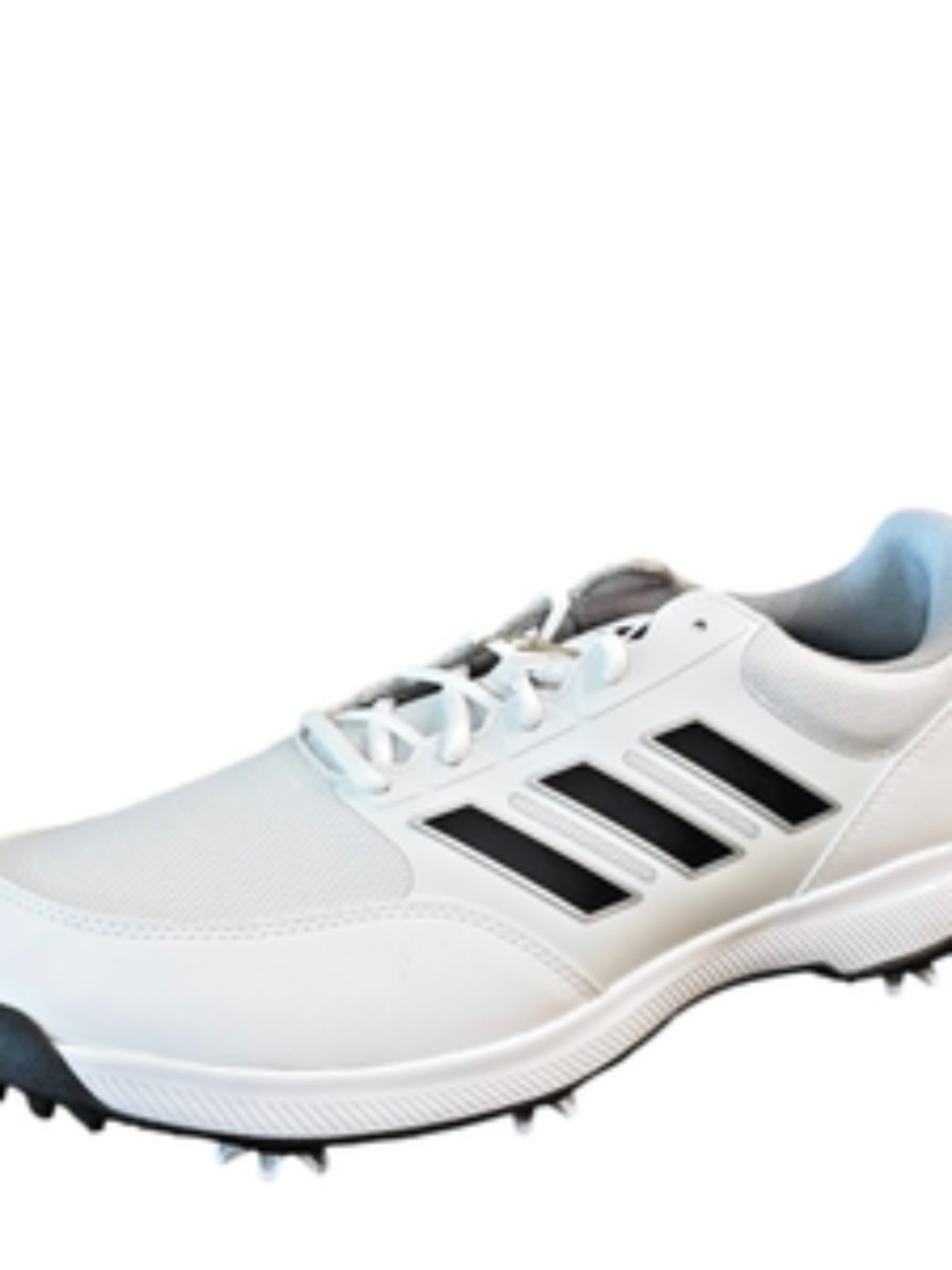adidas Mens Tech Response 3.0 Golf White Black Shoes Size 11‎